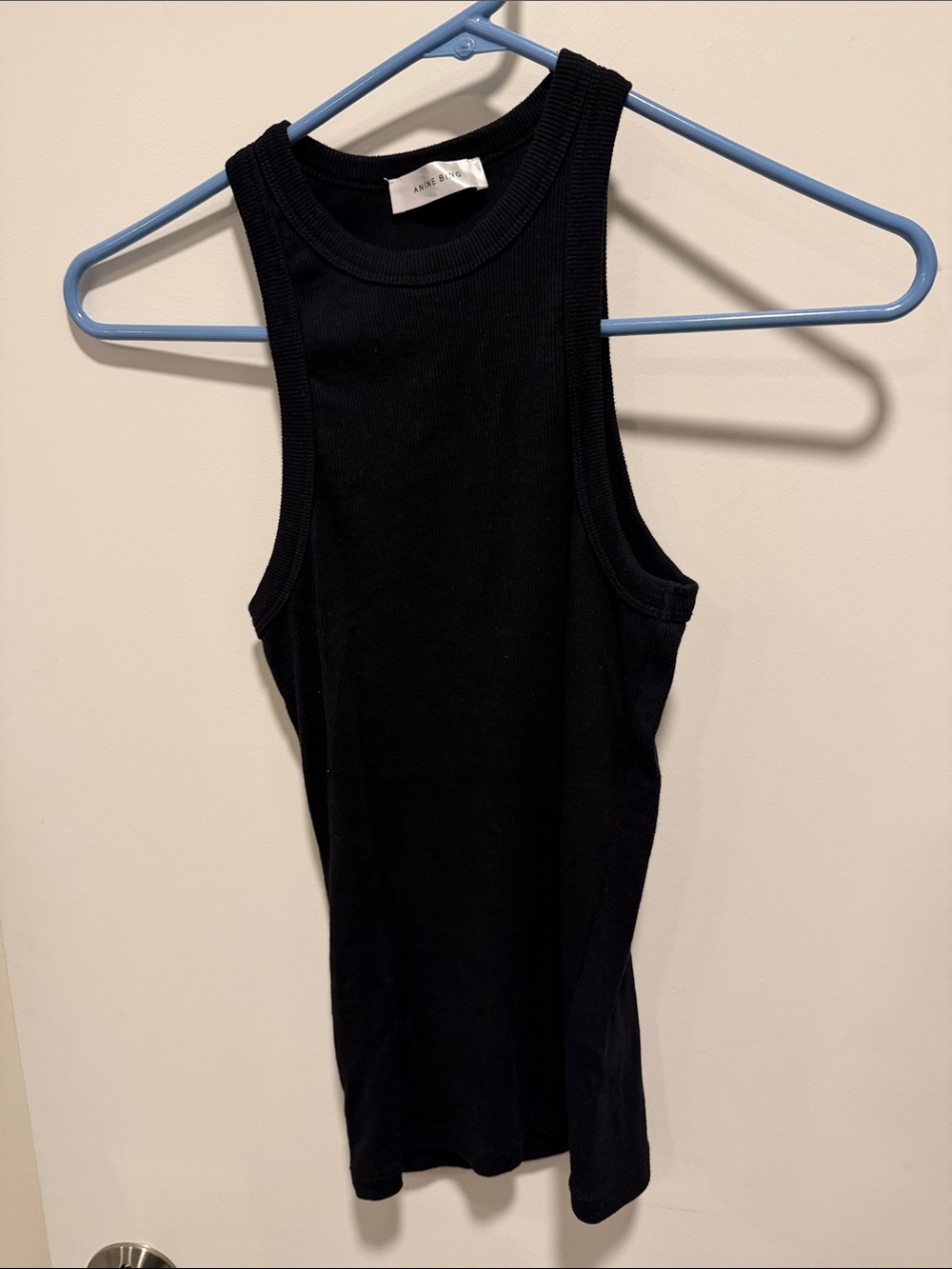 Anine Bing Ribbed Racerback Tank